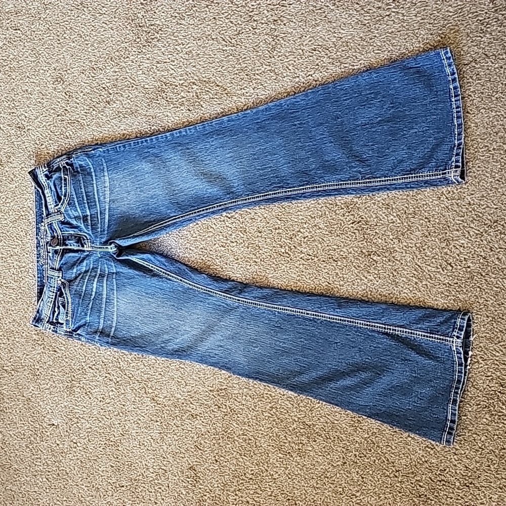 MYTH OF JADE Blue Denim Jeans